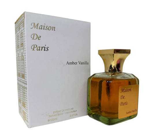 MAISON DE PARIS AMBER VANILLA 3.4OZ extrait de parfum