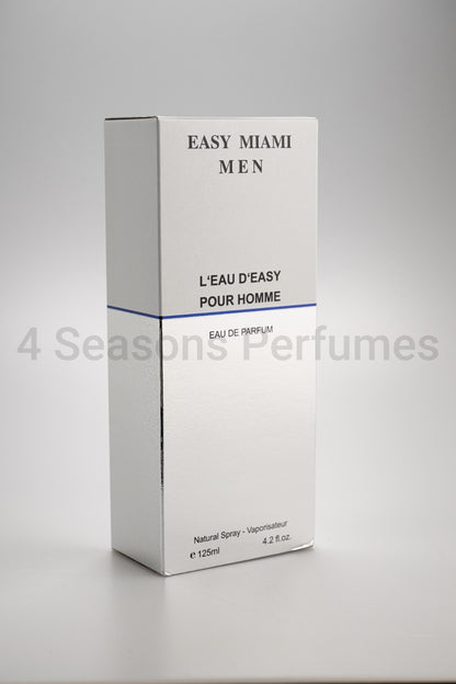 EASY MIAMI L'EAU D'EASY 4.2OZ FOR MEN