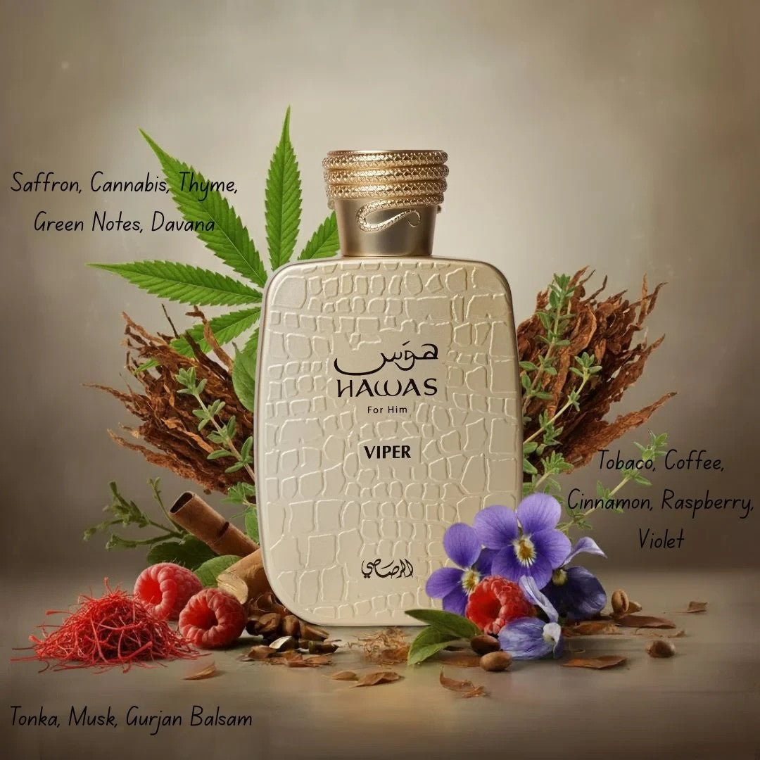 RASASI HAWAS VIPER 3.4oz EDP FOR MEN