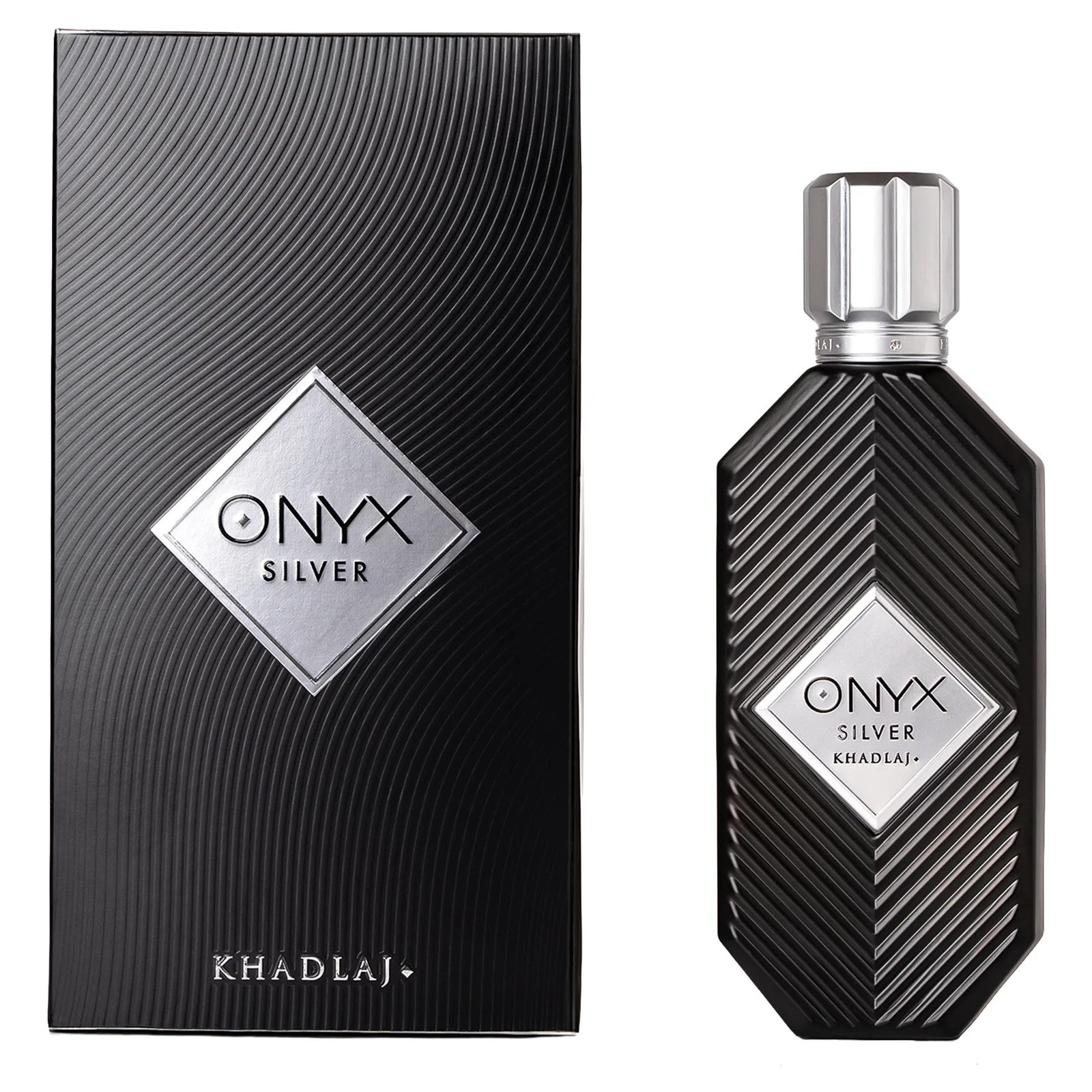Khadlaj Onyx SILVER EDP for Men 3.4oz