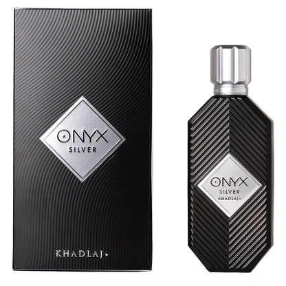 Khadlaj Onyx SILVER EDP for Men 3.4oz