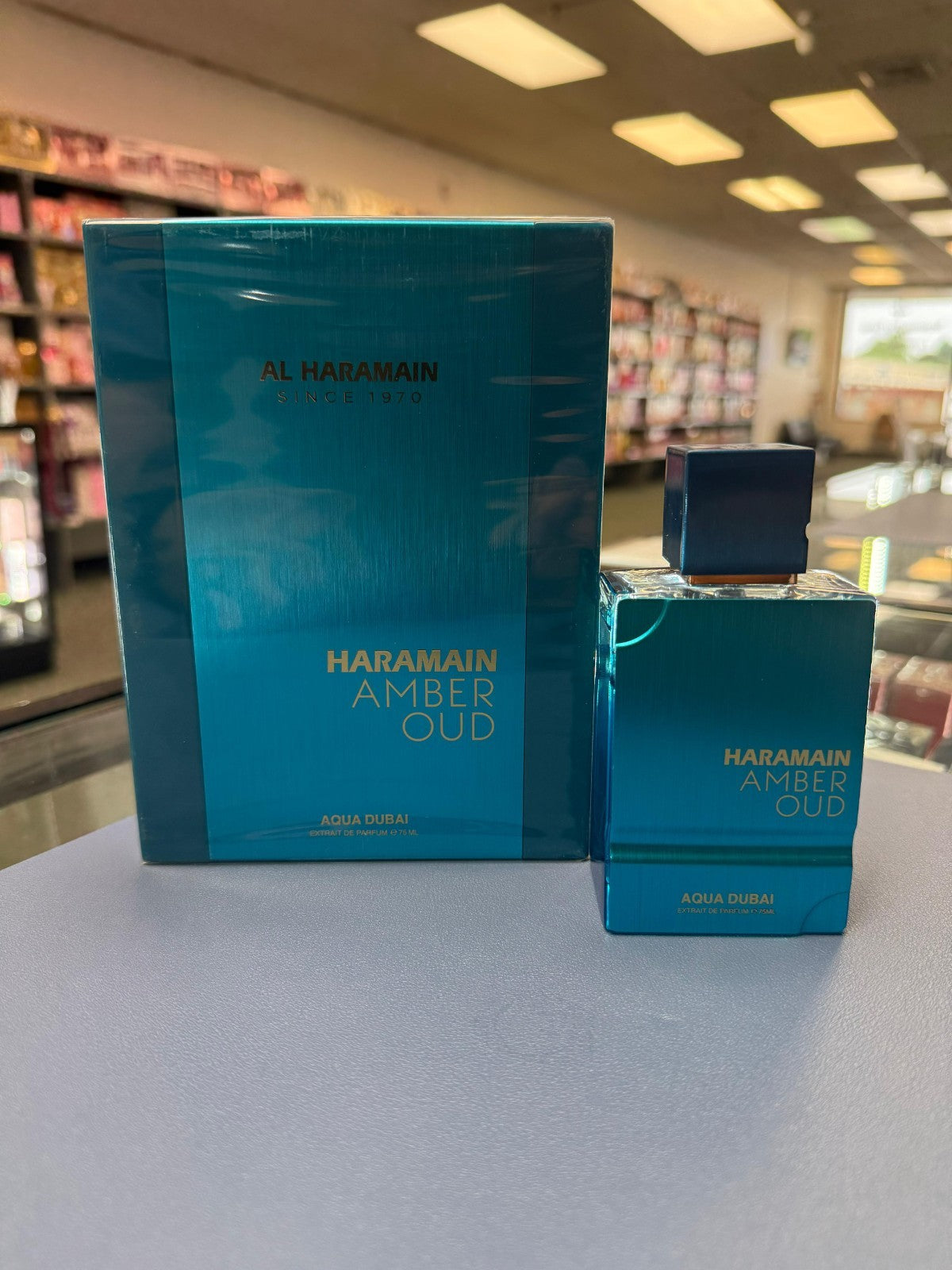 AL HARAMAIN AMBER OUD AQUA DUBAI EDP 2.75oz