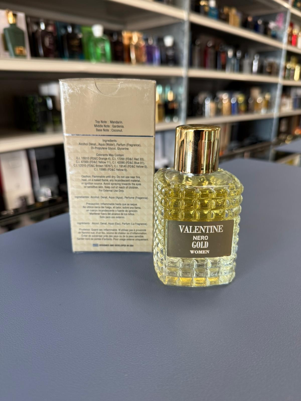 Valentine Nero Gold  For Women's Perfume 3.4 FL OZ EDP