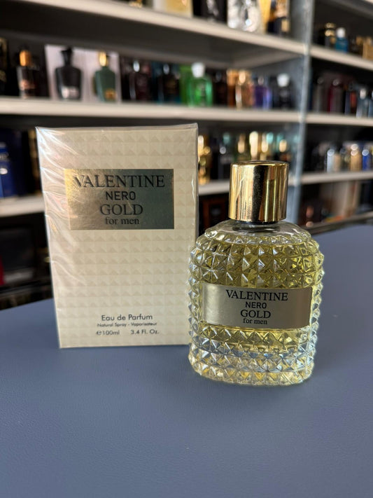 Valentine Nero Gold For Men Cologne 3.4 FL. OZ. EDP