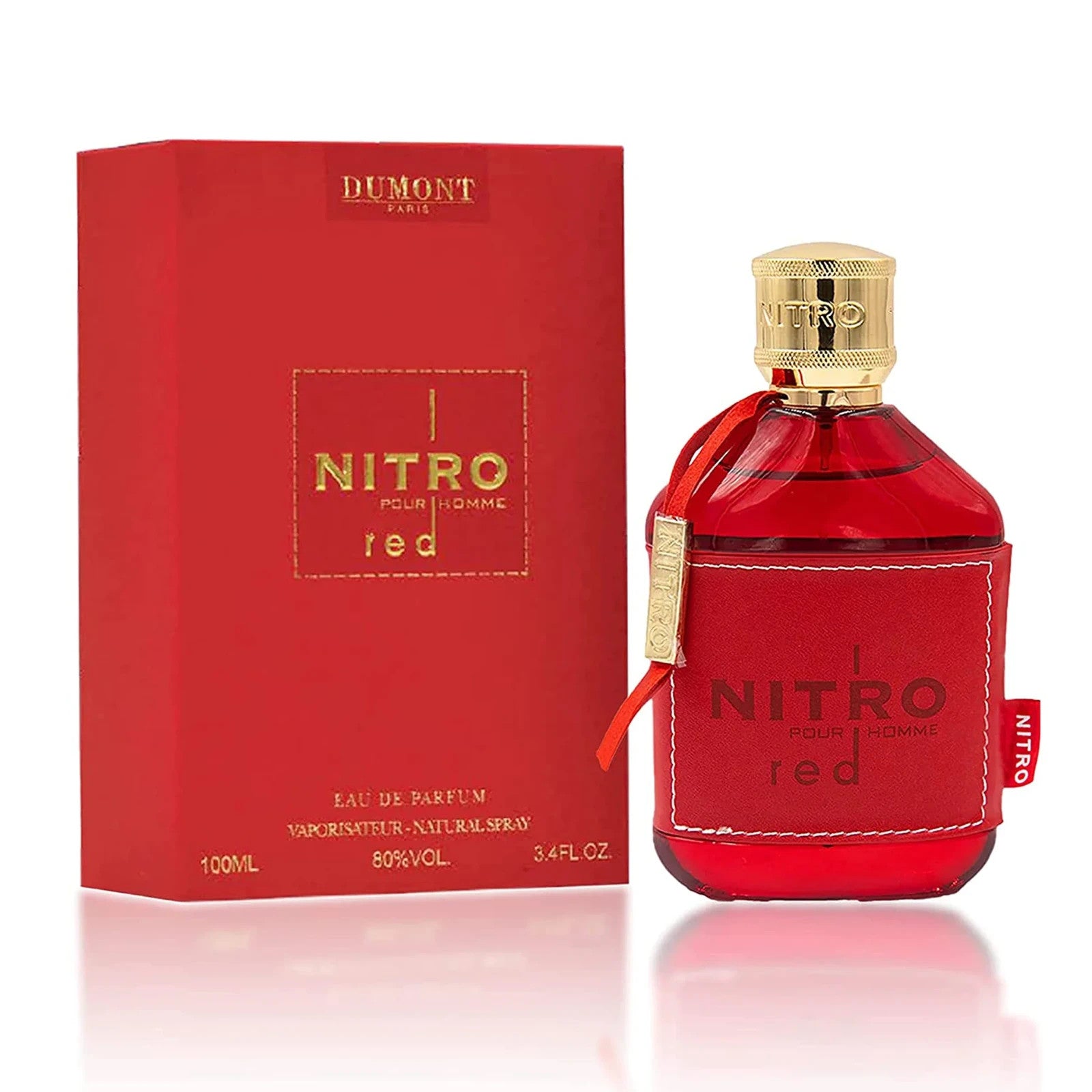 Nitro Red Pour Homme by Dumont Paris EDP 3.4 OZ for MEN