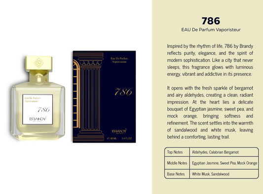 786 by Brandy Designs 3.4oz EDP UNISEX