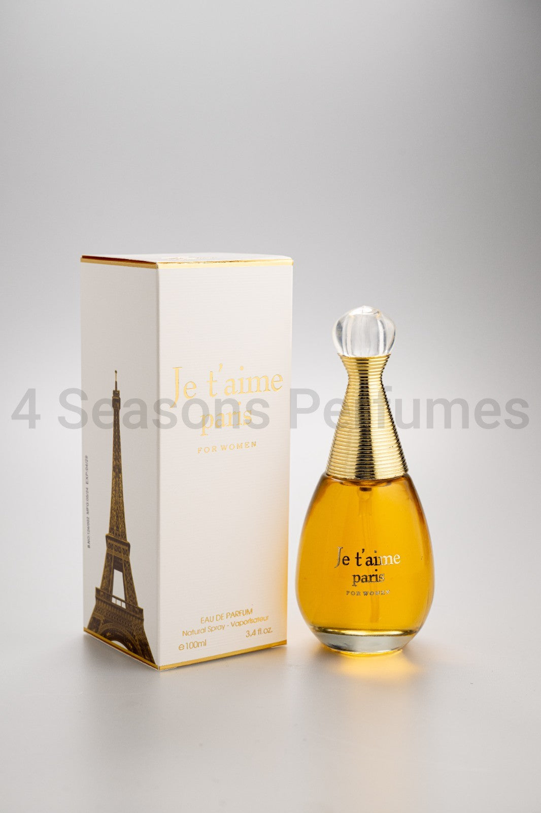 JE T'AIME PARIS EDP 3.4oz FOR WOMEN
