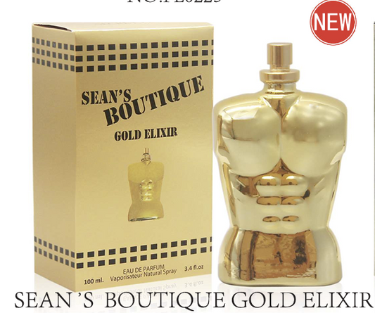 SEANS BOUTIQUE GOLD ELIXIR 3.4OZ FOR MEN