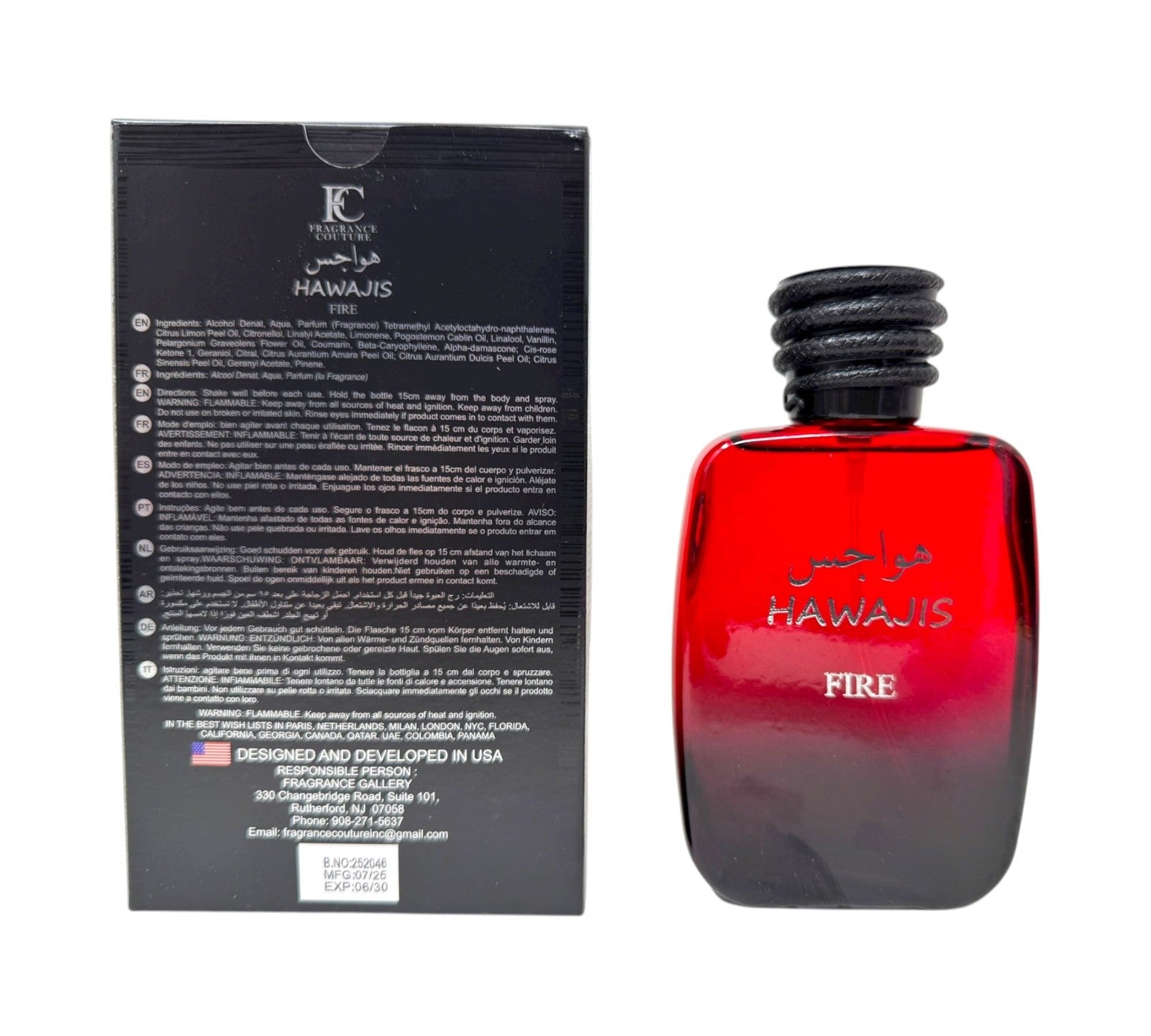 HAWAJIS FIRE 3.4OZ FOR MEN