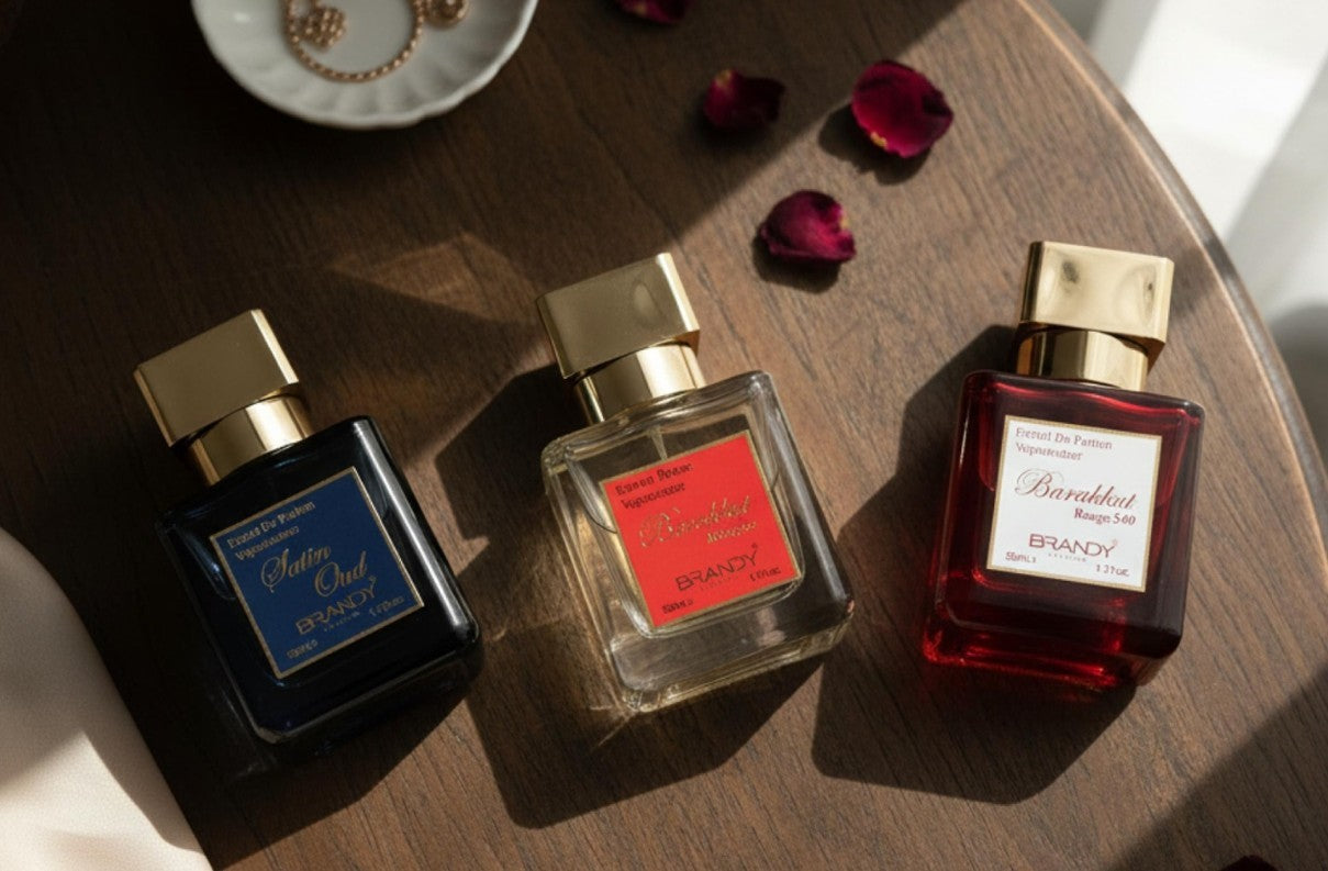 Barakkat Rouge 3x Bottle Collection Set 1.7oz by Brandy Designs Extrait parfum