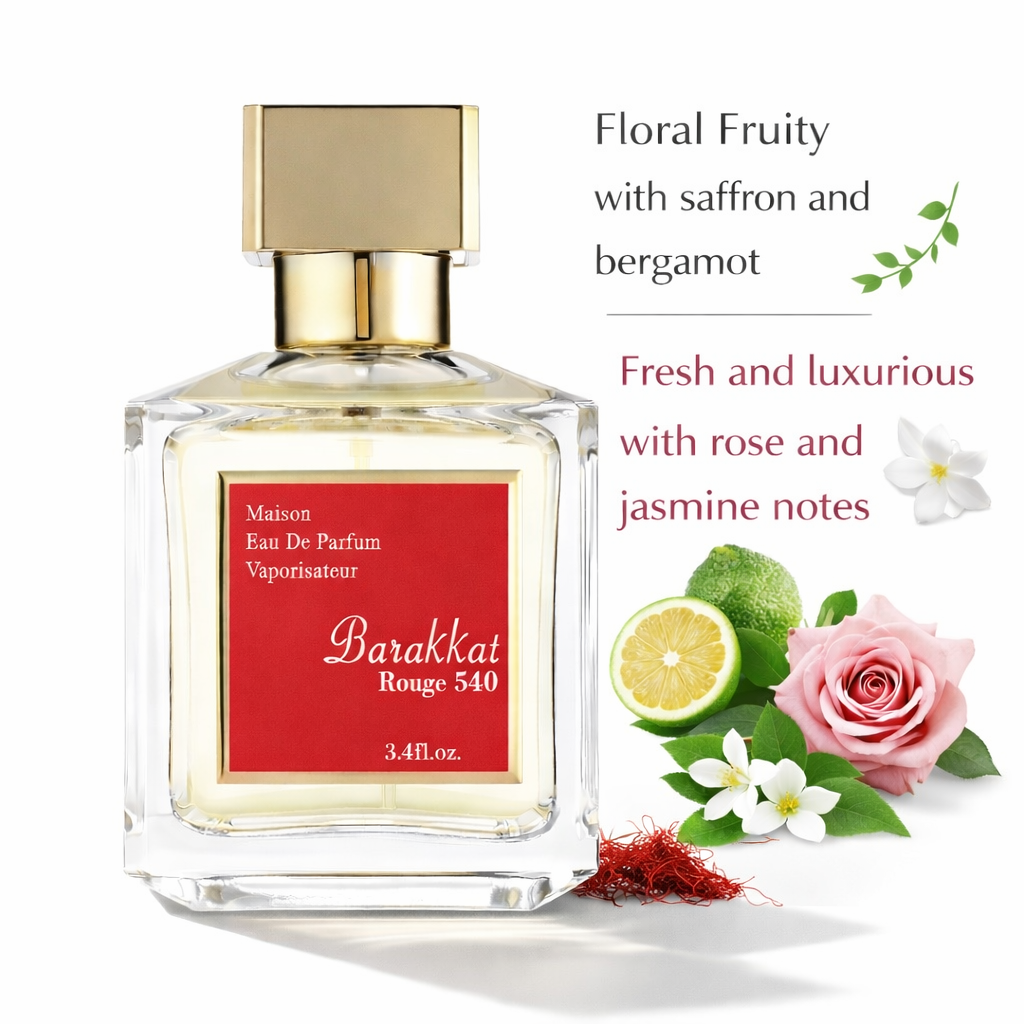 Rouge 540  EAU De Parfum by Fragrance World 3.4oz/100ml Spray Unisex